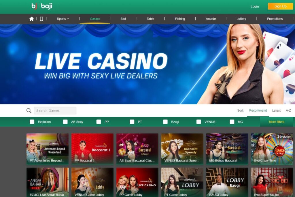 Baji Live Casino